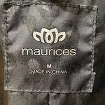 Maurice's Maurice’s Gray Leopard Print Full Zip Puffer Vest Size Medium Animal Print Photo 5