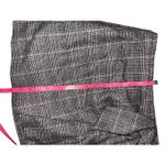 Wilfred Aritzia  Dorine Front Wrap Wool Blend Cashmere Mini Skirt gray & pink pla Photo 3