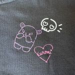Uniqlo X Sanrio Characters UT Kuromi Black Sweatshirt Womens Size Small Photo 9