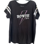 Torrid Vinyl Icons David Bowie T-shirt Size 2 Size 2X 18/20 Bolt Punk Grunge Photo 0