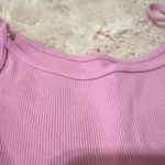 Brandy Melville  Pink Ribbed Tank Top Photo 1