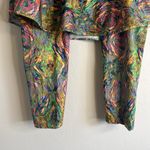 Donajo Modest Skirted Crop Leggings Colorful Abstract size small tennis golf Pink Photo 2