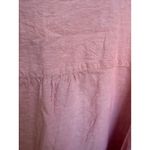 Madewell  Pink Linen Puff Sleeve Tassel Tie Jumpsuit‎ Size XL Photo 3