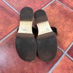 Nisolo Leather and Wood Block Heel Minimalist Sandal Size 9.5 Black Photo 11