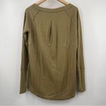 We The Free FREE PEOPLE  Snowy Thermal Pullover Cozy Sunstone Green Extra Small Photo 2