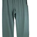 P.J. Salvage Womens Pajama Lounge Pants Faux Button Fly Green M Photo 0