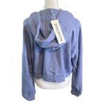 Wildfox  Trenton Lavender Crop Hoodie Size Medium NWT Photo 5