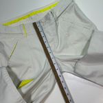 Armani Exchange Y2K AX White Cotton Blend Pants Bootcut Neon Trim Womens 4 Photo 6