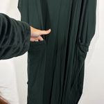 FLAW Lunya Organic Pima Long Cardigan One Size OS Green Photo 4