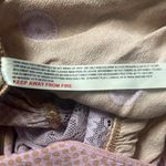 Free People Intimately Orange Purple Tassel Tie Open Back Lace Bodysuit Size M Photo 6