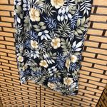 Coldwater Creek  Silk‎ Black Floral Maxi Skirt Size Small Photo 5