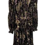 Front Row by Sara & Goldy silk purple and gold Lorax thread size 8 dress Photo 0