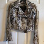 Naven  Snakeskin Leather Jacket Photo 0