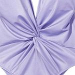 Victoria's Secret  Twist Plunge One-Piece Swimsuit Women’s Large Light Purple Photo 3