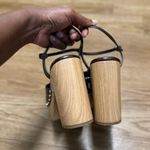 ZARA brown platform sandals Photo 5