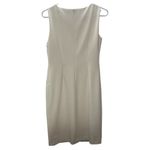 Ivanka Trump Sleeveless White Sheath Dress – Elegant & Chic Photo 5