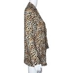 Lush Clothing Lush Blazer Womens XS Tan Black Cheetah Boyfriend Fit Slouchy Edgy Career Casual Photo 1