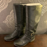 Natural Soul 6.5  Black Riding Boots Photo 0