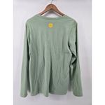 Life is Good  Womens Classic Fit Long Sleeve V Neck Graphic T Shirt Green Large Photo 5