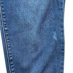 Spanx Medium Wash Distressed Ankle Skinny Jeans in Size Medium Photo 6