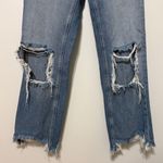 Free People  Maggie Mid Rise Straight Leg Jeans Size 25 Distressed Photo 4