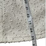 Jennifer Lopez  Long Sleeve Textured Knit Embellished with Beads. Ivory Color. M Photo 8