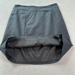 Banana Republic  Skirt 4 Womens Black A-Line Stretch Tailored Knee Career Office Photo 5