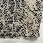 Y2K Stretchy Black grey snake print slip skirt Size small Tan Photo 3