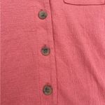 Old Navy medium coral orange romper cotton blend textured knitutility 3.5 inseam Photo 4