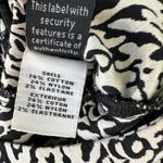 Diane Von Furstenberg  Dress Size 6 Black White Animal Print‎ Sheath Career Luxe Photo 10