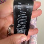 ASOS  Purple Ditzy Floral Long Sleeve Tie Back Dress 4 Photo 2