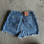 Levi's Levi’s 501 High Rise Cutoff Jeans Custom Studded Button Fly Shorts Photo 3