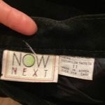 Vintage Now Next Black Suede Leather Pencil Skirt Sz 2 Photo 5