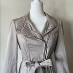 Armani Exchange Taupe Belted Lightweight Trench Coat – Size S Photo 2