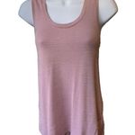 Workshop Republic Clothing Workshop Republic Women's Medium Top Tunic Dusty Rose Pink Scoop High Low EUC Photo 9