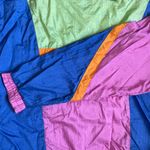 Vintage Shell Shock Colorful Windbreaker Pink Size XL Photo 3