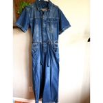 We The Free Free People Edison Wide Leg Coverall Baggy Jumpsuit Women's Large Photo 1