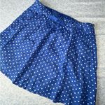 J.Crew Blue & White 100% Linen polka dot high-waisted lined skirt SIZE 8 Photo 8