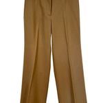 J.Crew Womens Preppy Minimalist Wool Trouser Pants Tan Business Casual Corpcore Size 8 Photo 1