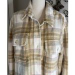 American Eagle Jacket Womens L Brushed Plaid Shacket Photo 1