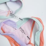 SheIn Ribbed Tri-Color Strappy Bikini Photo 7