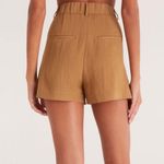 Z Supply  Lucy Airy Brown Flowy Shorts Large Photo 1