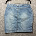 Vintage Y2K RivetEd By Lee Denim Skirt Pockets Stretch Casual Blue Jean Skirt 4 Photo 5