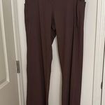 Women's Brown Flare Yoga Pants Size XXL Photo 0