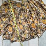 Free People We The Free Cool Meadow Midnight Combo Long Balloon Sleeves Boho Slouchy Top L Photo 9