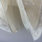 Maeve  Anthropologie Cream Overlay Weave Dress Short Sleeve Size M Photo 11