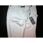 Dolce & Gabbana New NWT 4 Designer Womens Italy White Pants Trouser 40 Tall Long Photo 1