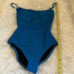 Gottex  Mikado Square Neck Swimsuit Bondi Blue Photo 8