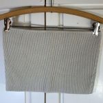 Babaton  Beige Ribbed Knit Tube Top Bandeau M Neutral Basic Capule Layering Photo 0