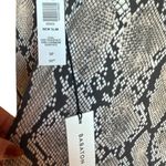 Aritzia NWT  Babaton Larry Grey Snakeprint Long Sleeve Top Sz S Photo 7